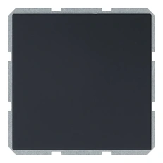 Изображение Выключатель 1-клавишный проходной Jasmart серия FD, черный матовый (soft touch)